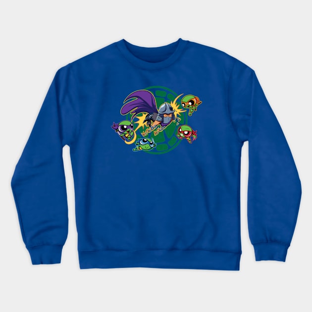 Powerpuff Turtles Crewneck Sweatshirt by Jc Jows